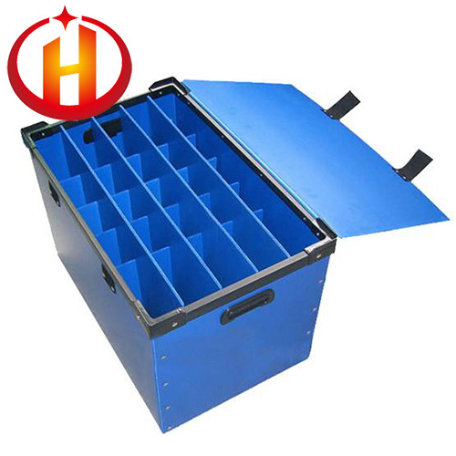 Stackabe Corrugated Plastic Box With Dividers-Correx Manufacturer