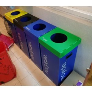 corflute waste bins